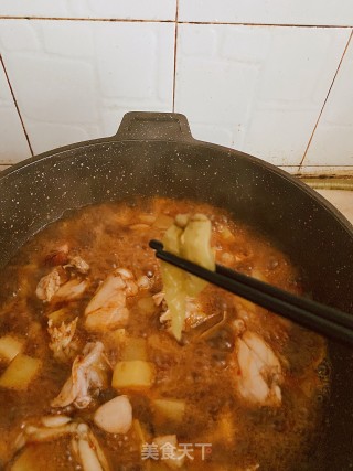 春笋烧牛蛙步骤7