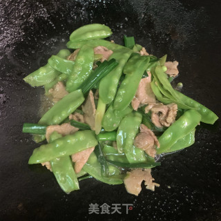 荷兰豆炒里脊肉步骤10