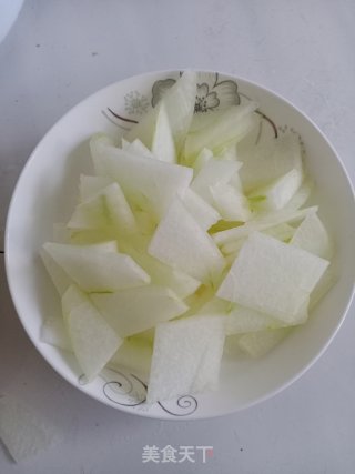 腊肉炒冬瓜步骤3