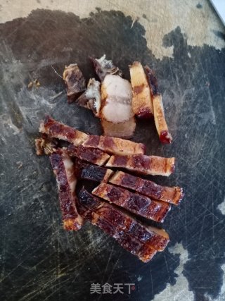 腊肉炒冬瓜步骤4