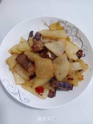 腊肉炒冬瓜步骤11