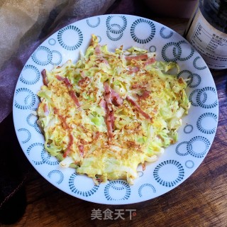 培根包菜鸡蛋饼步骤9