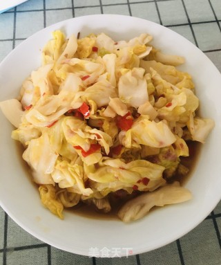 剁辣椒炒莲花菜步骤6