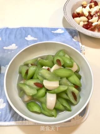 丝瓜瑶柱步骤6