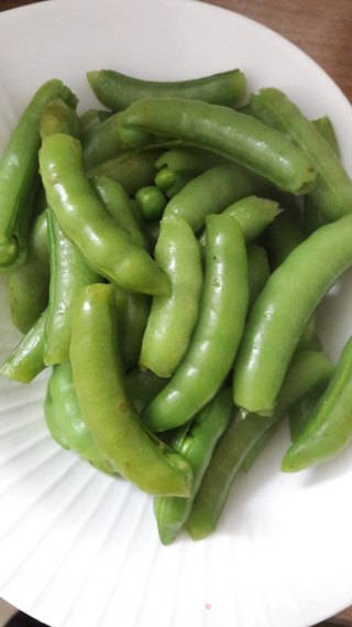 薄荷炒甜豆步骤4
