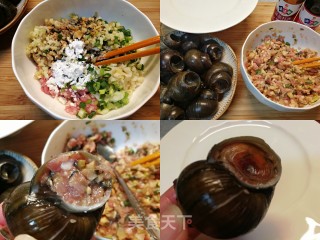 清明螺，赛过鹅～田螺塞肉步骤4