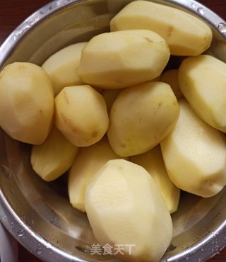 咖喱焖土豆步骤1