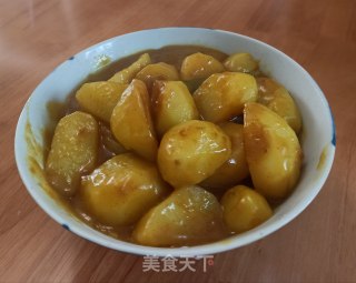 咖喱焖土豆步骤5