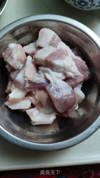 五花肉烧笋干步骤4