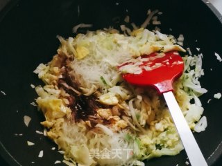 鸡蛋粉丝炒包菜步骤9