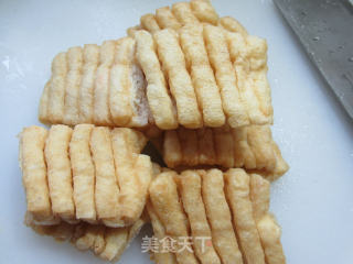 炸蛋烧兰花豆腐干步骤3
