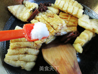 炸蛋烧兰花豆腐干步骤8