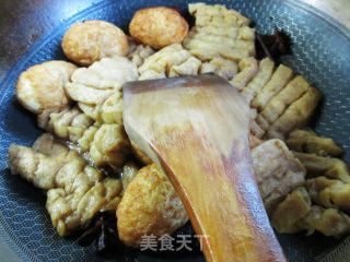 炸蛋烧兰花豆腐干步骤11