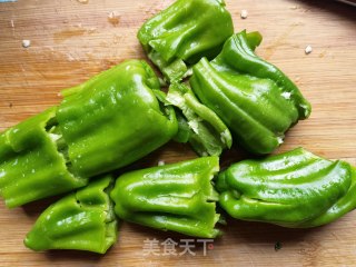 蒜蓉焖青椒步骤3