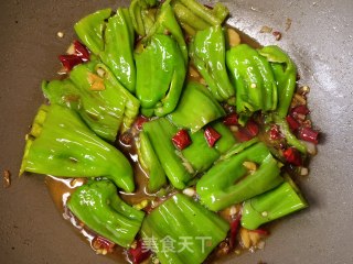 蒜蓉焖青椒步骤11