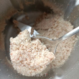 肉末花生碎熬蒲公英步骤9