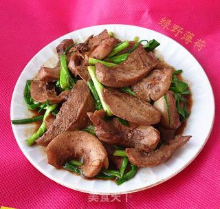蒜苗炒猪腰步骤9 蒜苗炒猪腰步骤9