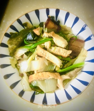 红烧肉烩菜步骤11