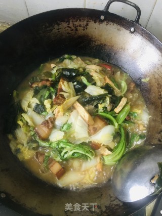 红烧肉烩菜步骤10