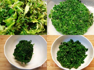 纯素美食～荠菜春笋豆皮卷步骤1