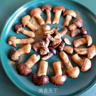烤姬松茸步骤11