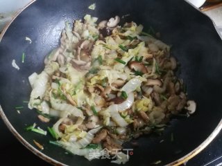 香菇白菜炒肉丝步骤6 香菇白菜炒肉丝步骤6