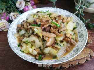 香菇白菜炒肉丝步骤7 香菇白菜炒肉丝步骤7