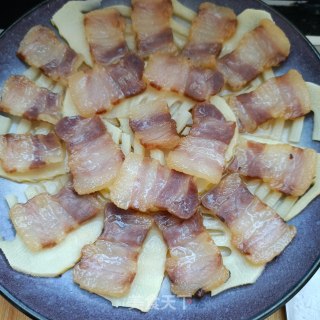 春笋蒸腊肉步骤10
