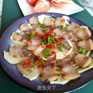 春笋蒸腊肉步骤13