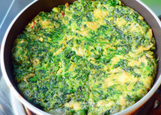 荠菜鸡蛋饼步骤5
