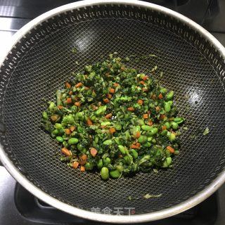 胡萝卜毛豆炒腌菜步骤5