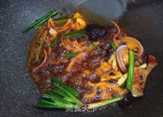 火锅底料烧鸭血步骤3