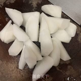 白萝卜焖牛肚牛筋步骤1