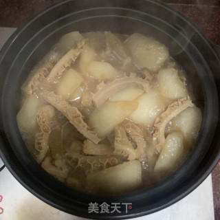白萝卜焖牛肚牛筋步骤8