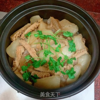 白萝卜焖牛肚牛筋步骤11