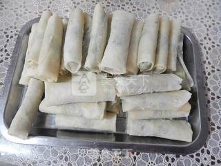 三鲜春卷步骤8