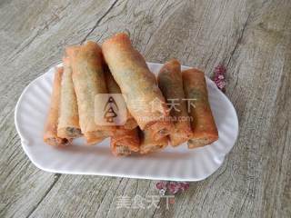 三鲜春卷步骤10