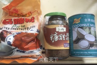 椰汁马蹄千层糕步骤1