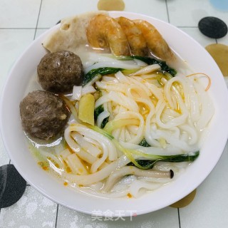潮州牛肉丸粿条步骤12 潮州牛肉丸粿条步骤12