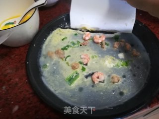 街头小吃——自制鲜虾肉末肠粉步骤8
