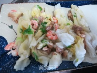 街头小吃——自制鲜虾肉末肠粉步骤9