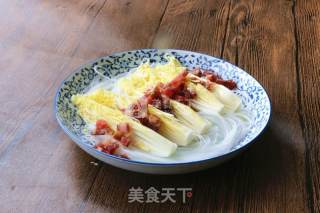 腊肠粉丝蒸娃娃菜步骤7 腊肠粉丝蒸娃娃菜步骤7