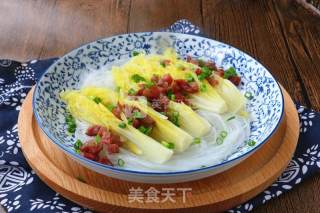 腊肠粉丝蒸娃娃菜步骤13 腊肠粉丝蒸娃娃菜步骤13