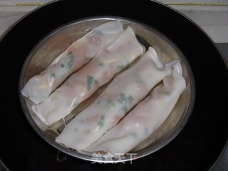 广东虾肉肠粉步骤11
