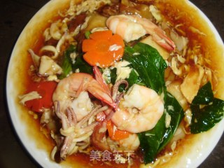 家常面食~滑溜鲜味沙河粉步骤12
