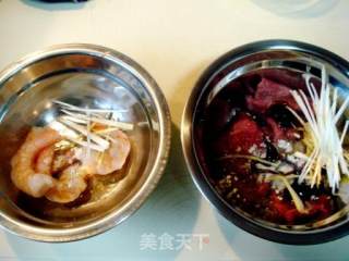 鲜虾、牛肉肠粉步骤7