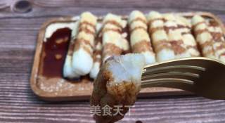 红糖糍粑，软糯香甜，外皮脆而不硬，糯叽叽的让人毫无抵抗力。步骤11