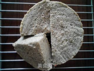 低糖的黑芝麻咸蛋糕步骤8