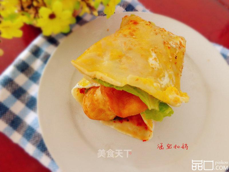 绿豆面煎饼果子