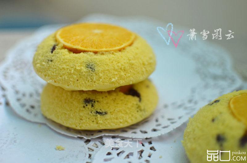 橙香蔓越莓碗糕